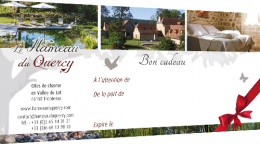 Offer a gift voucher for a stay at the Hameau du Quercy