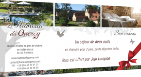 Offrez un bon cadeau pour un séjour au Hameau du Quercy