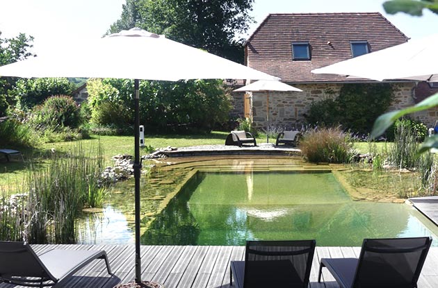 Gite Fleurs d'eau 2 personnes avec piscine