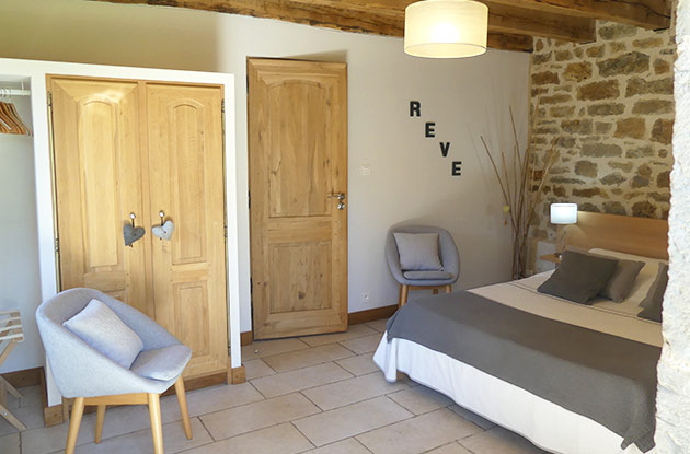 grande chambre de g&icirc;te cosy