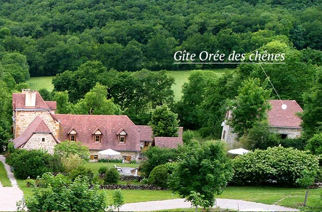 Situer le g&icirc;te Or&eacute;e des ch&ecirc;nes