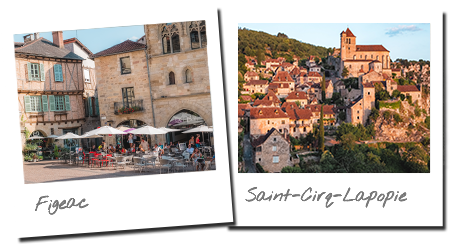 circuit vallées du Lot et Célé