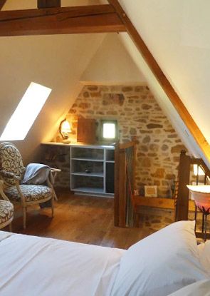 Gîte avec chambre sous toit